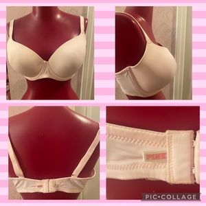 PINK Victoria’s Secret wear everywhere lightly lined bra in baby pink 36DD